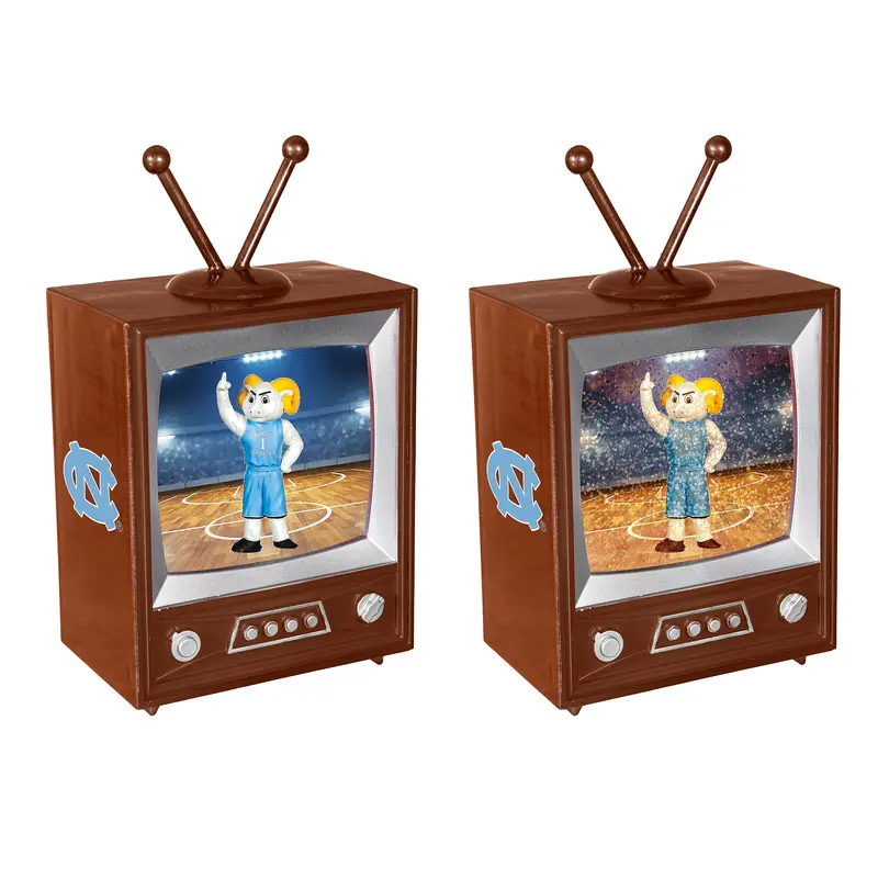 University of North Carolina Vintage TV Water Lantern