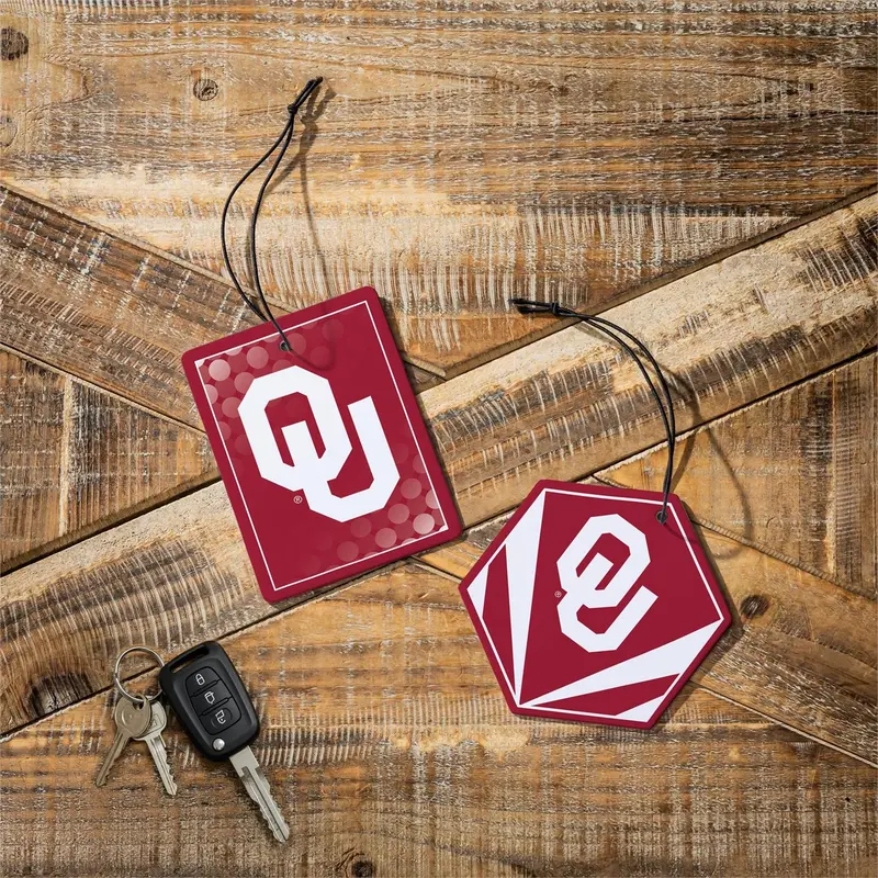 University of Oklahoma Air Freshener, Set of 2