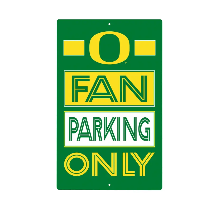 University of Oregon Fan Parking USA Metal Wall Sign, 7.5" x 11.5"