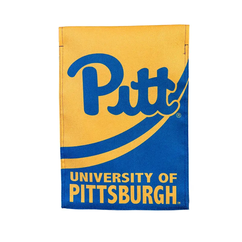 University of Pittsburgh Burlap Flag GDN Size