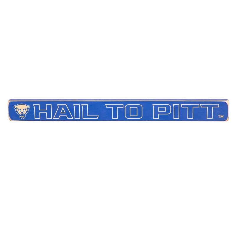 University of Pittsburgh Engraved Wood Sign, 1.5" x 18"