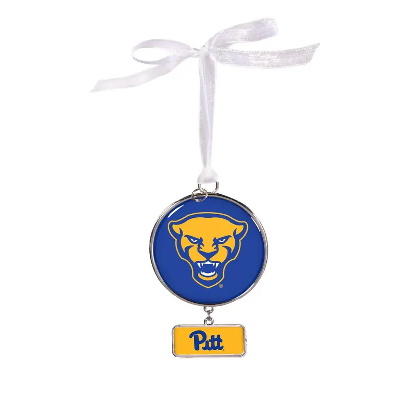 University of Pittsburgh Shaped Metal Ornament