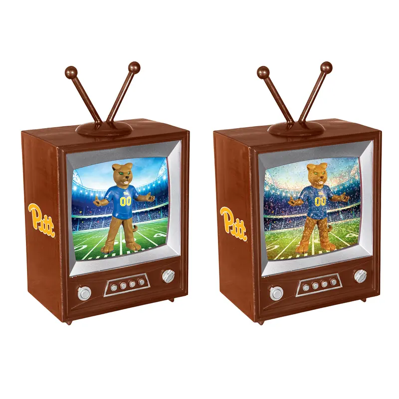 University of Pittsburgh Vintage TV Water Lantern