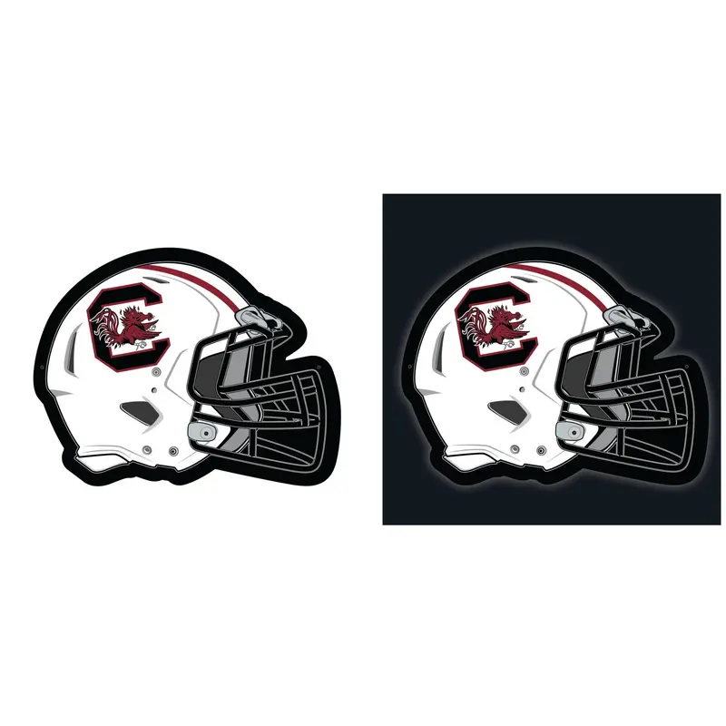 University of South Carolina College Helmet Edgelite LED Decor