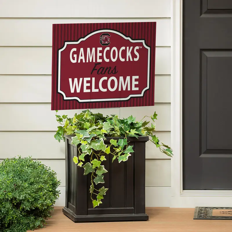 University of South Carolina Coroplast Yard Sign, "Fans Welcome"