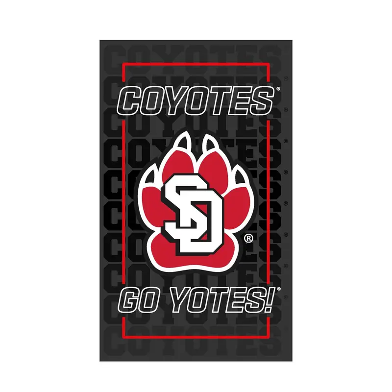 University of South Dakota College Rectangle Neolite LED Decor