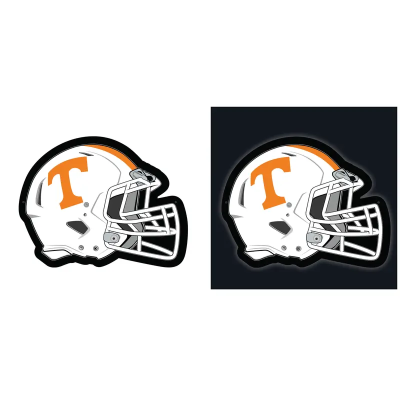 University of Tennessee College Helmet Edgelite LED Decor