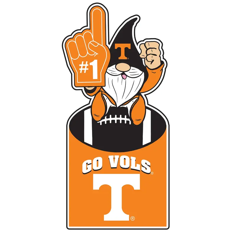 University of Tennessee Gnome Metal Sign 10"L x 30"H