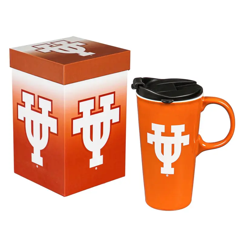 University of Texas, 17oz Boxed Travel Latte