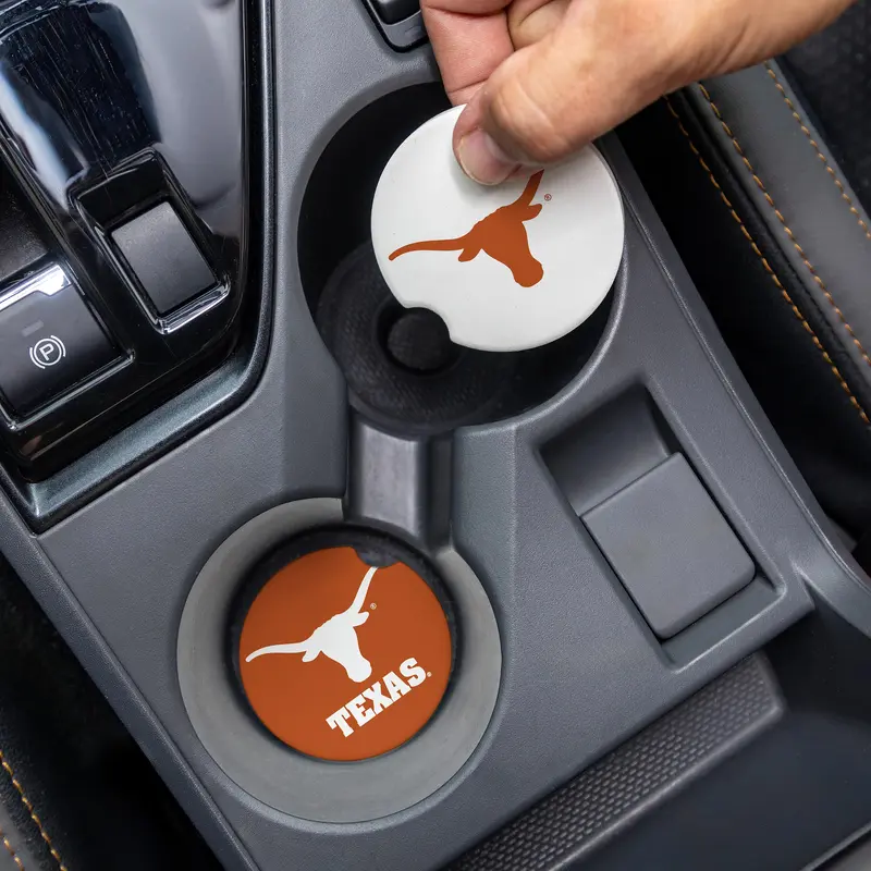 University of Texas Car Coaster Set, 2pc