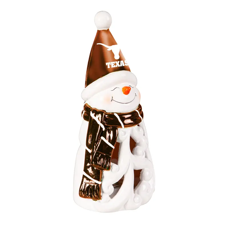 University of Texas Snowman LED Statuary, 8"