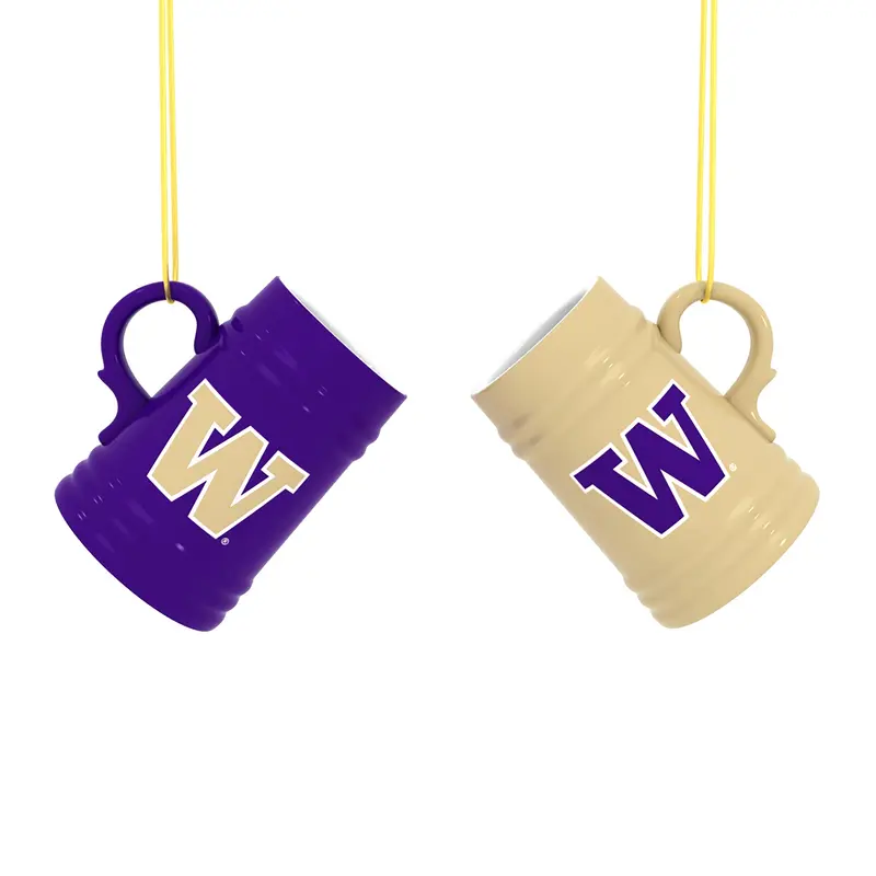 University of Washington Ceramic Mini Stein, 3oz, set of 2
