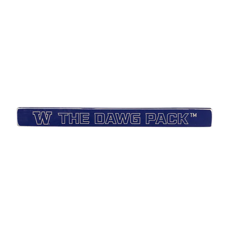 University of Washington Engraved Wood Sign, 1.5" x 18"