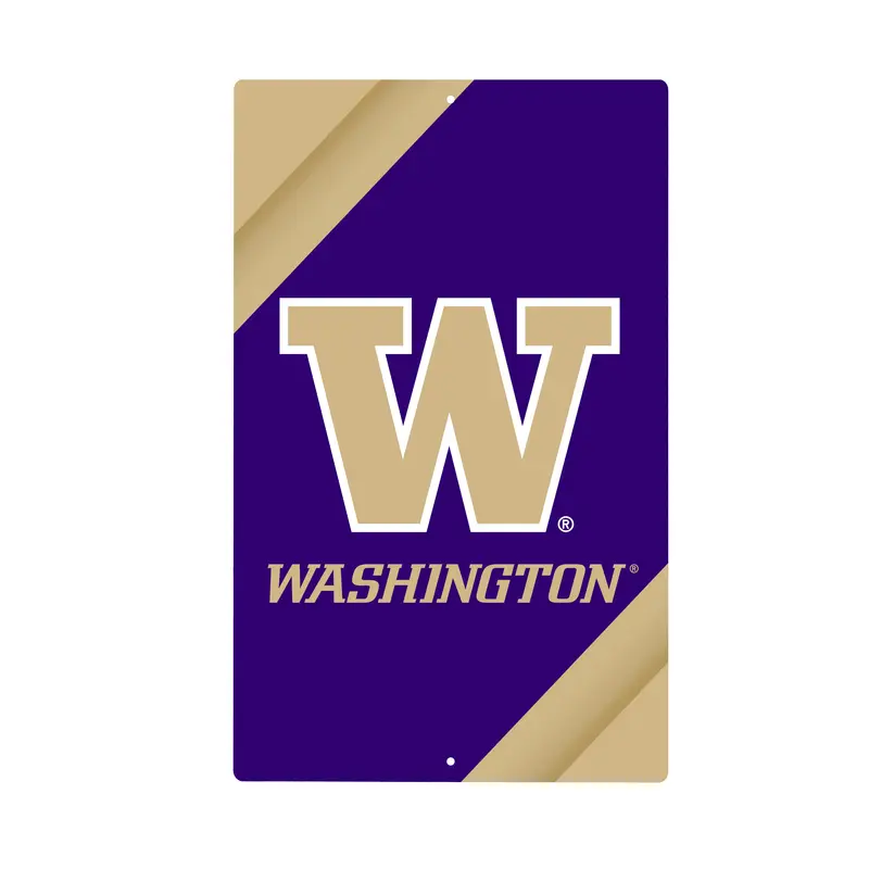 University of Washington Logo Sign USA Metal Wall Sign, 7.5" x 11.5"