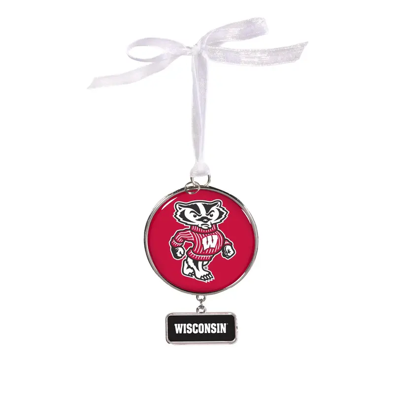 University of Wisconsin-Madison Shaped Metal Ornament