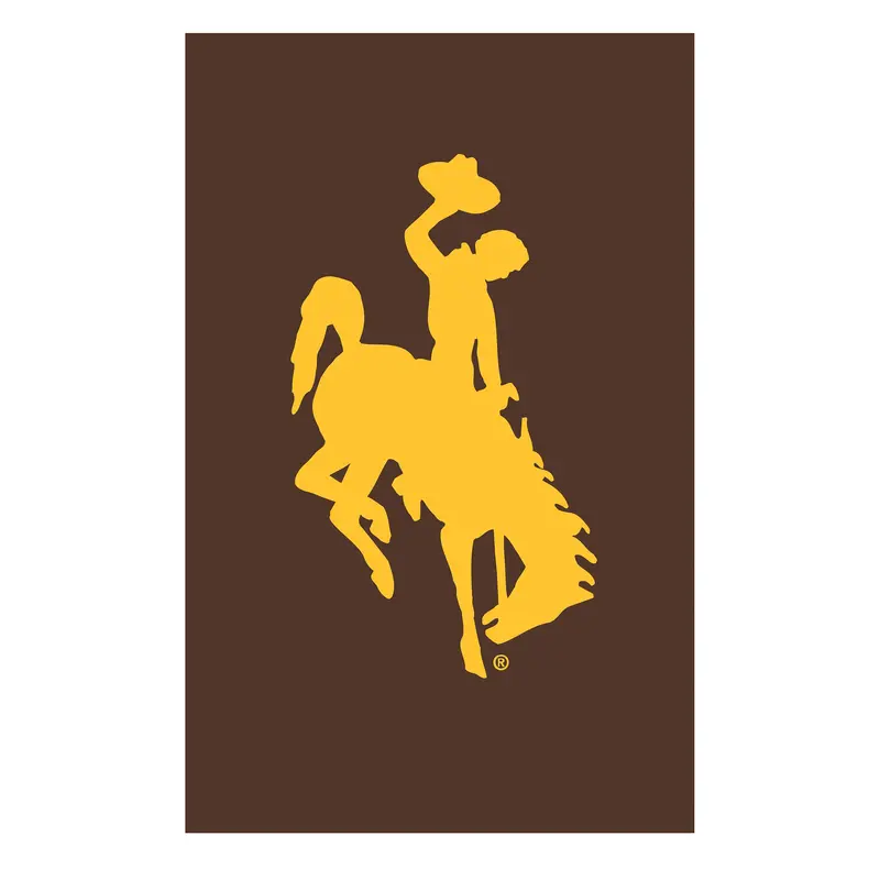 University of Wyoming Applique House Flag