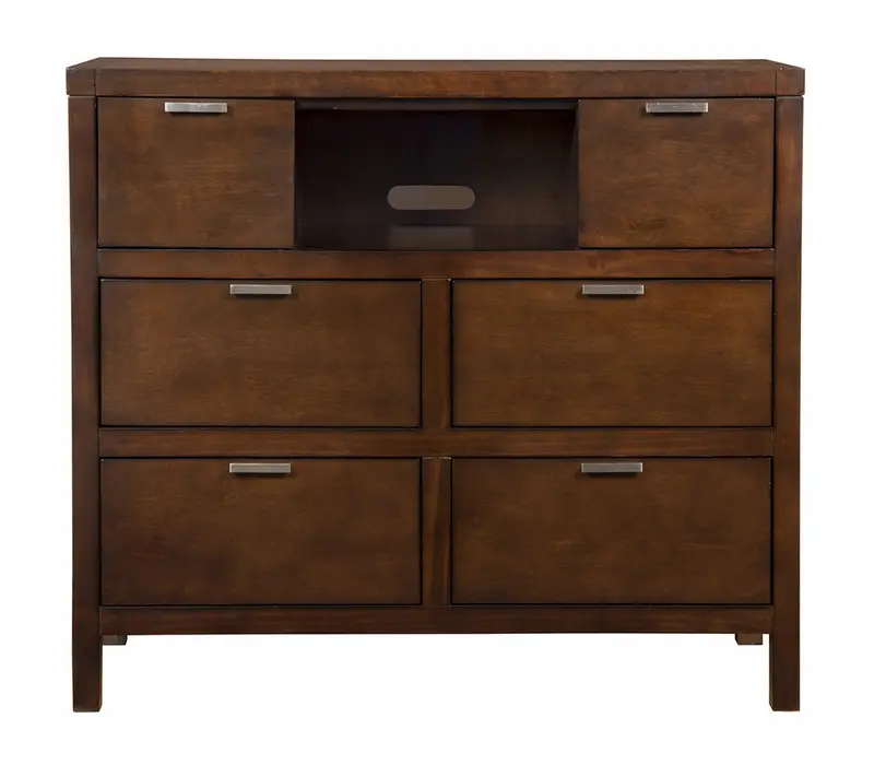 Updated Classic Brown Cappucino TV Console Cabinet By Homeroots