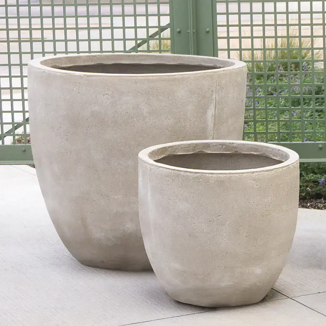 Urbano Flared Short Planters, Set Of 2 By Gold Leaf Design Group