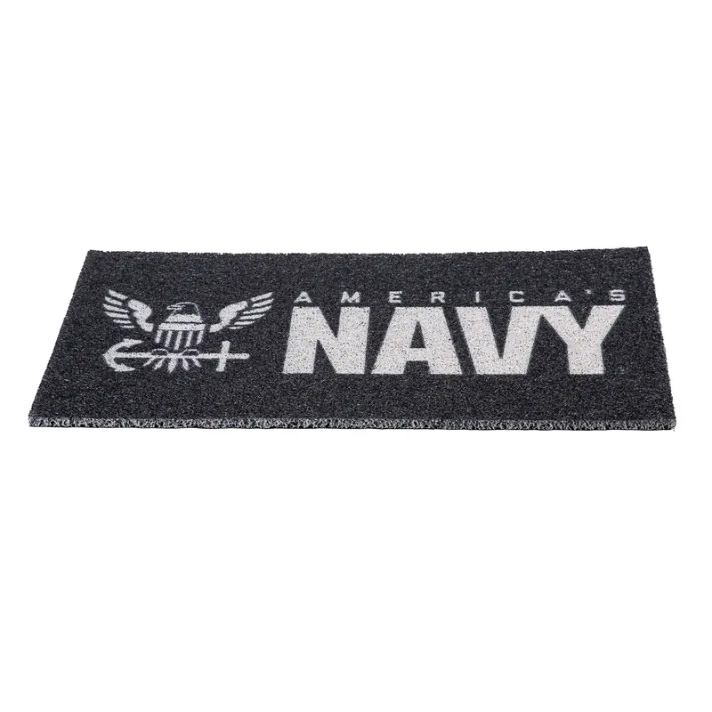 US Navy Full Color PVC Mat, 16" x 28"