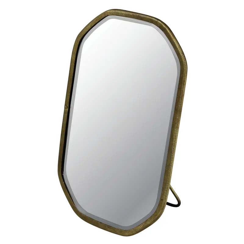 Vadara Easel Mirror, Brass - Rectangle Set Of 2 By HomArt