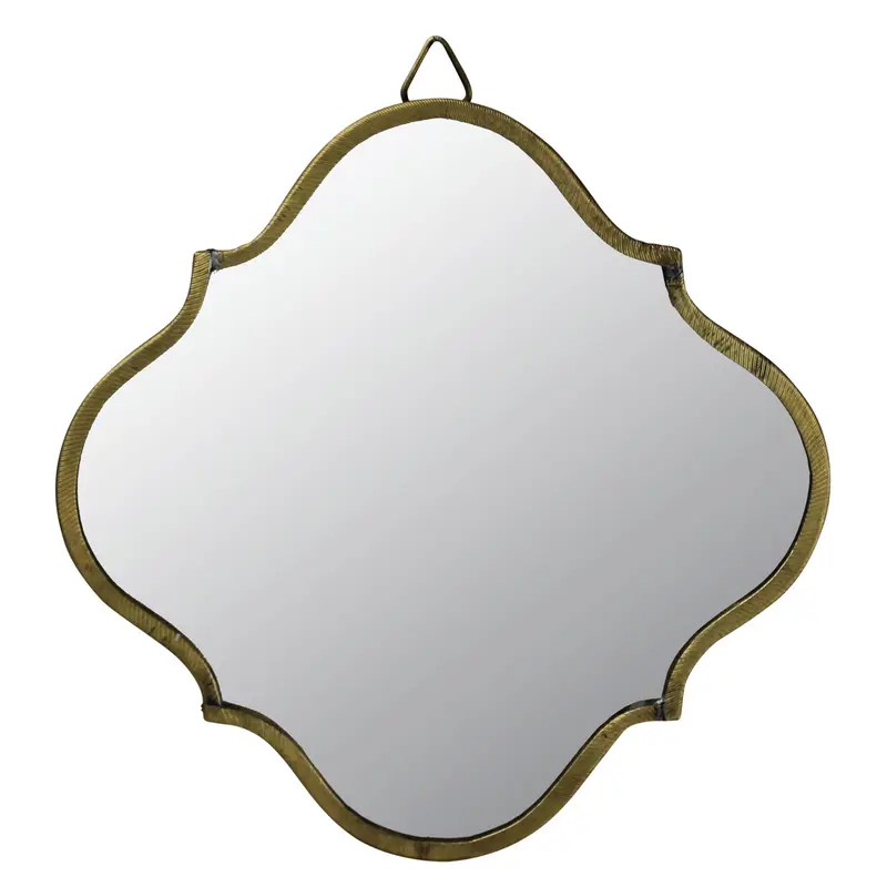 Vadara Mirror, Brass - Greek Key Set Of 2 By HomArt