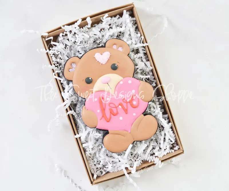Valentines Bear - Cookie Cutter