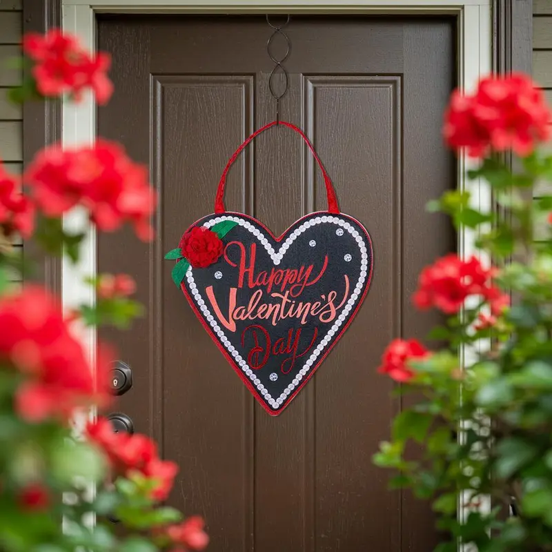 Valentine's Day Pearls Door Decor