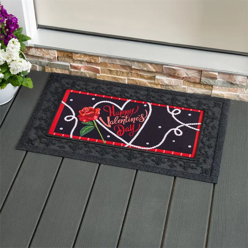 Valentine's Day Pearls Sassafras Switch Mat