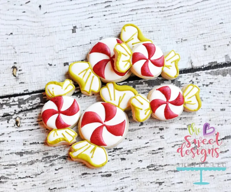 Valentines Round Candy v2- Cookie Cutter