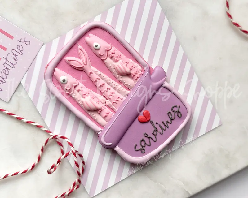 Valentines Sardine - Cookie Cutter