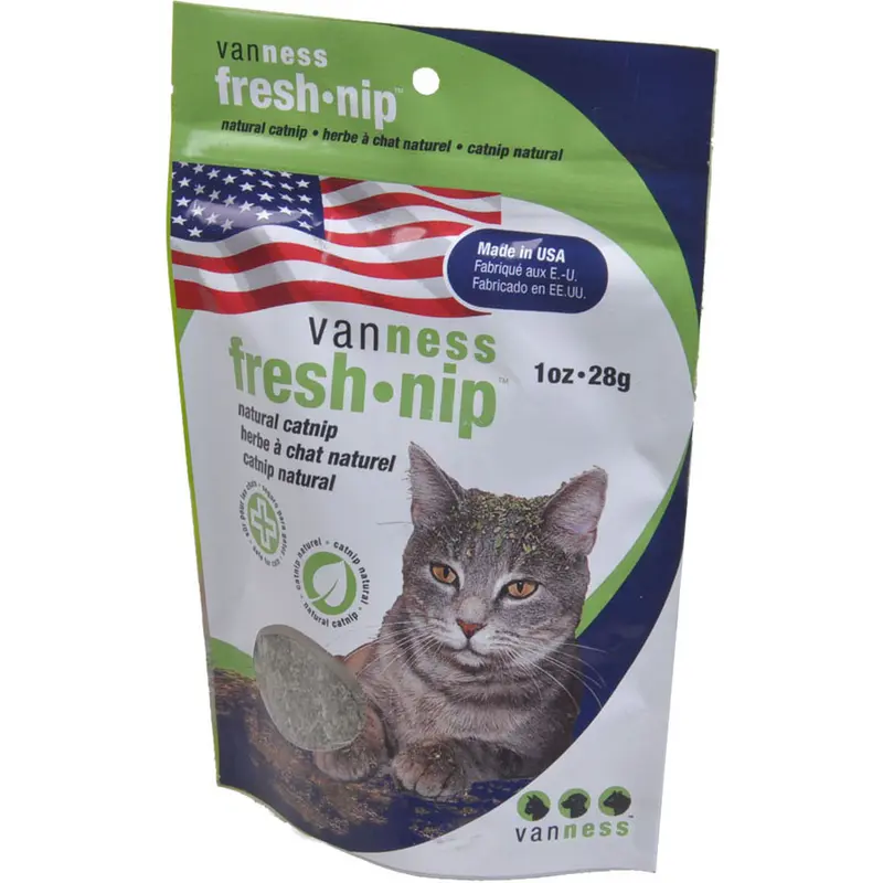 Van Ness Fresh Nip Natural Catnip for Cats Organic USA Grown 1 oz