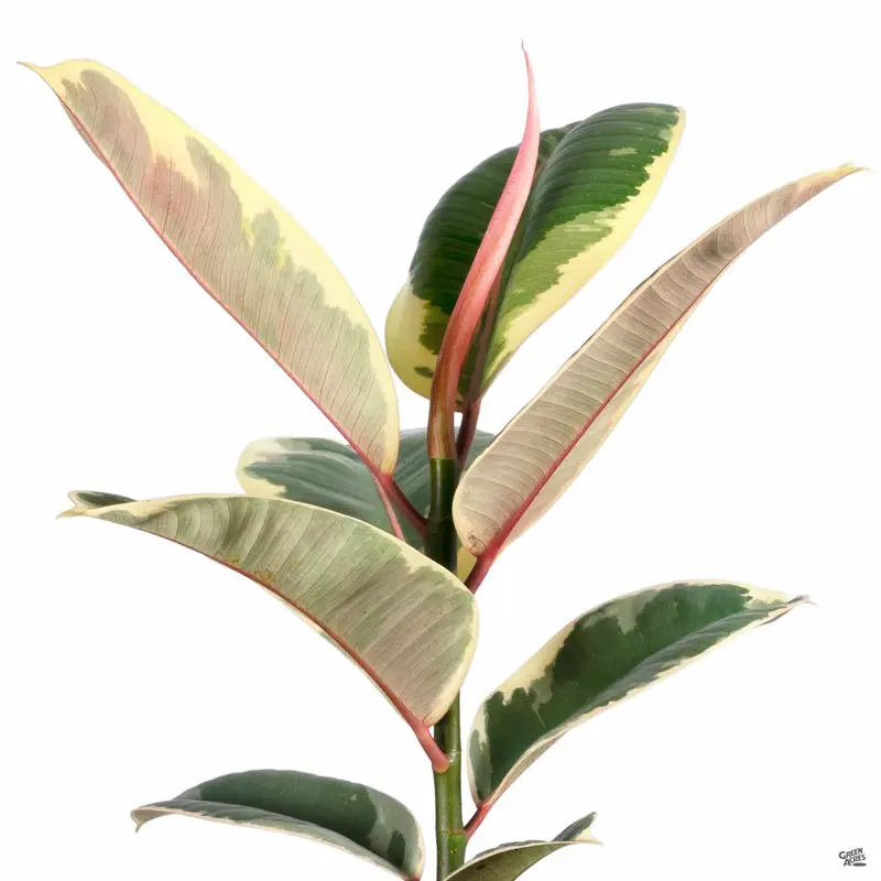 Variegated Rubber Plant