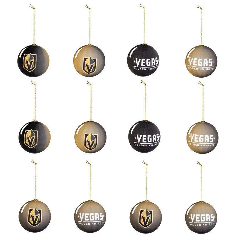 Vegas Golden Knights 12pc Ornament Set