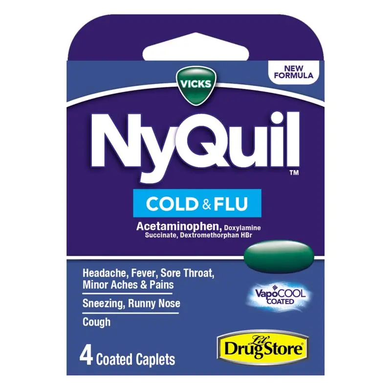 Vicks NyQuil Cold & Flu Relief (Pack of 6)