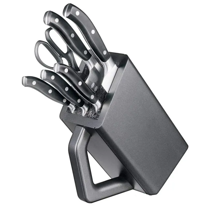 Victorinox Grand Maitre, Forged, 6-Piece Block Set, Black