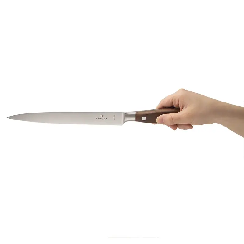 Victorinox Grand Maitre Forged 8" Fillet Knife, Flexible Blade, Wood
