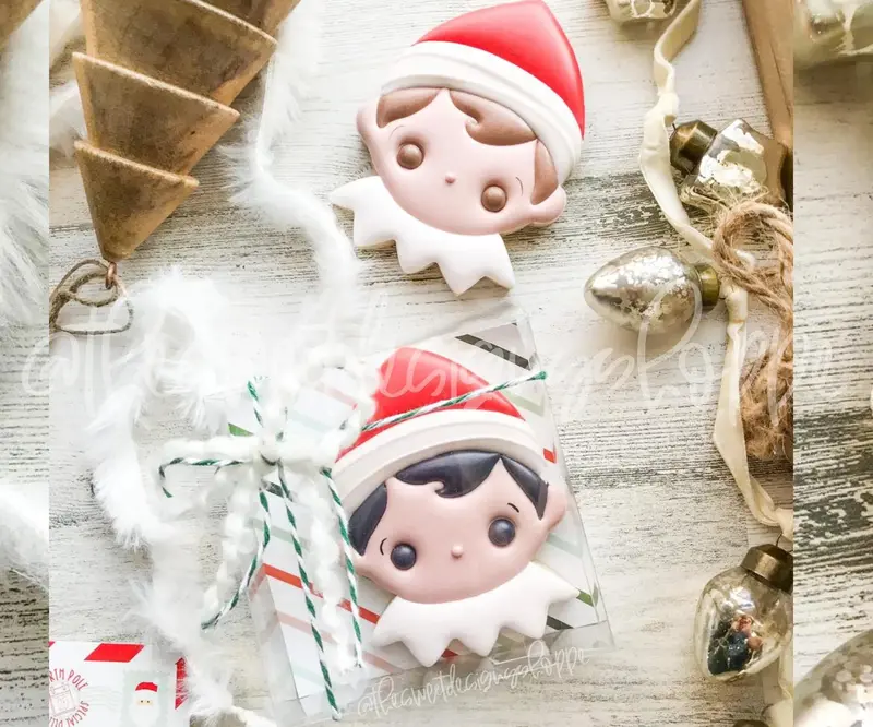 Vintage Elf Face - Cookie Cutter