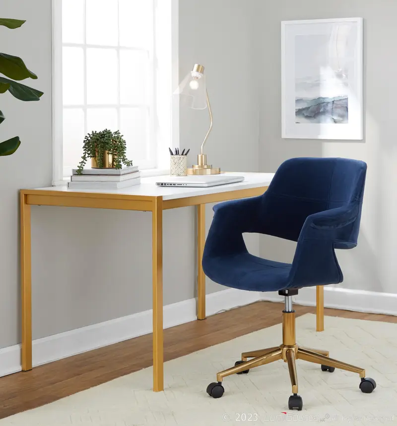 Vintage Flair Office Chair By LumiSource - OC-VFLV1 AUBU1