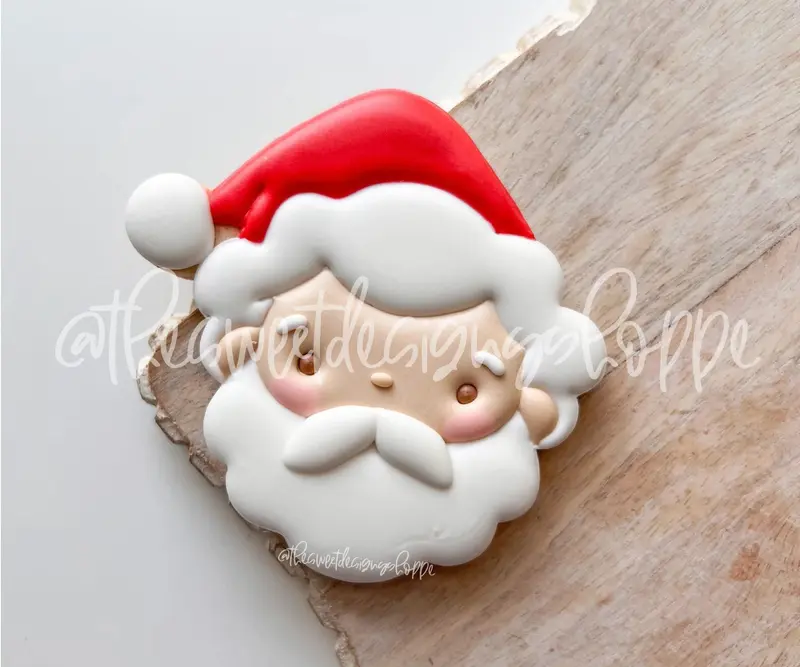 Vintage Santa Face - Cookie Cutter