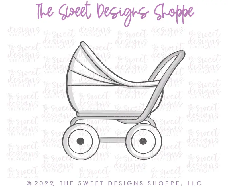 Vintage Stroller - Cookie Cutter