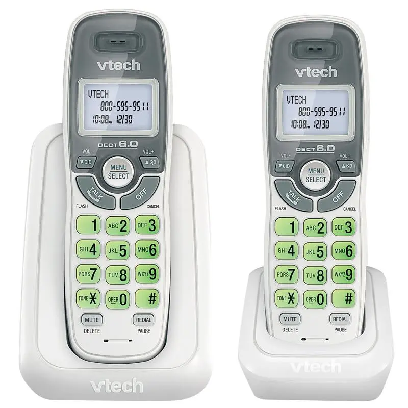 Vtech 2 pk Digital Cordless Telephone White - Open Box