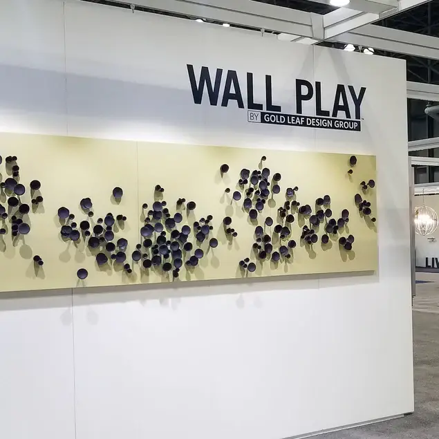 Wall Play Substrate Organic Black Set OF 3 By Gold Leaf Design Group
