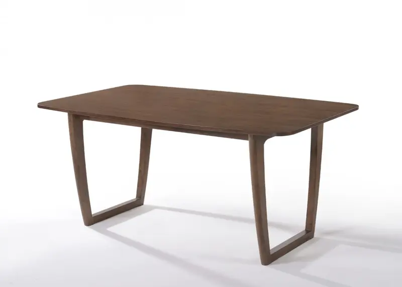 Walnut Rectangular Dining Table By Homeroots