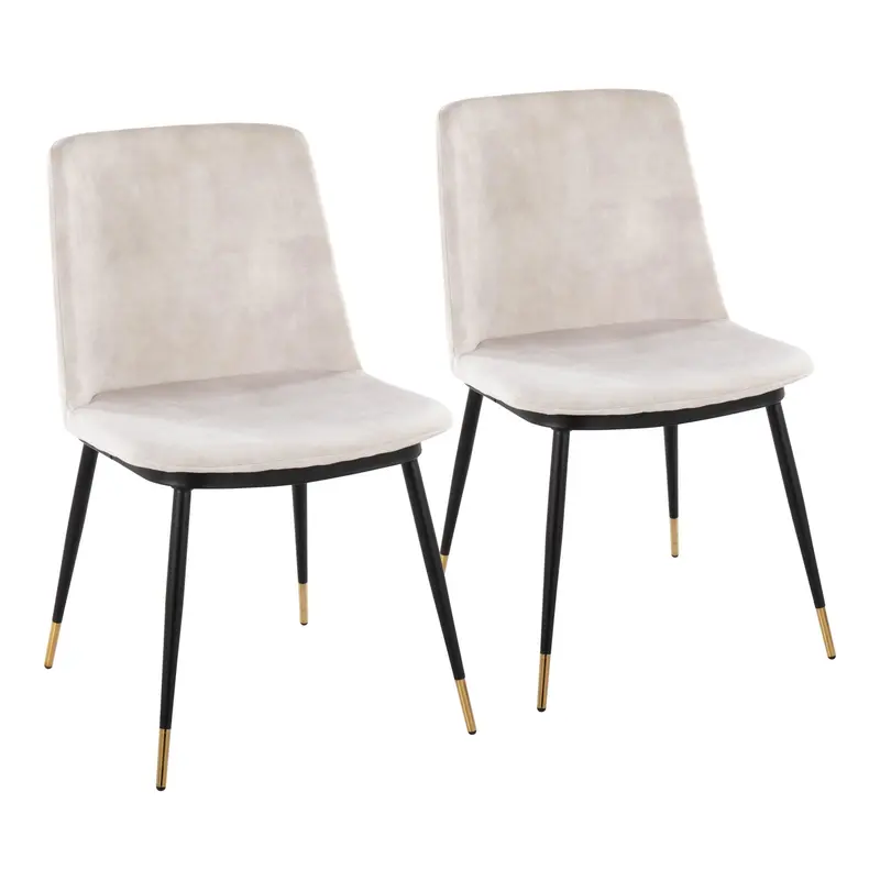 Wanda Chair - Set of 2 Beige By LumiSource