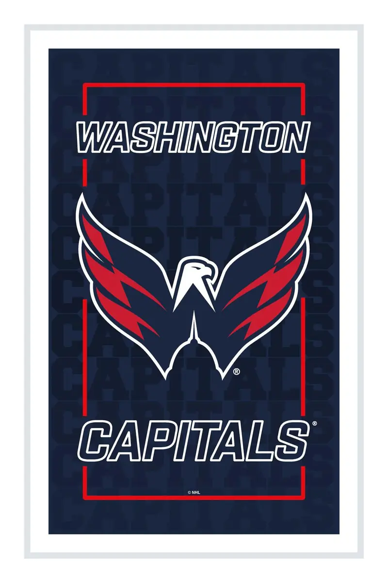 Washington Capitals Hockey Rectangle Neolite LED Decor