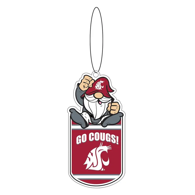 Washington State University Gift Tag Ornament, Gnome Fan
