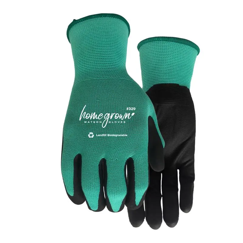 Watson Gloves Homegrown L Nylon Jade Green Gardening Gloves - Open Box