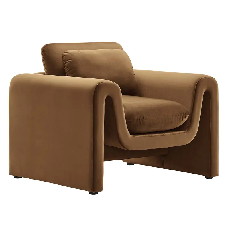 Waverly Performance Velvet Armchair By Modway - EEI-6576