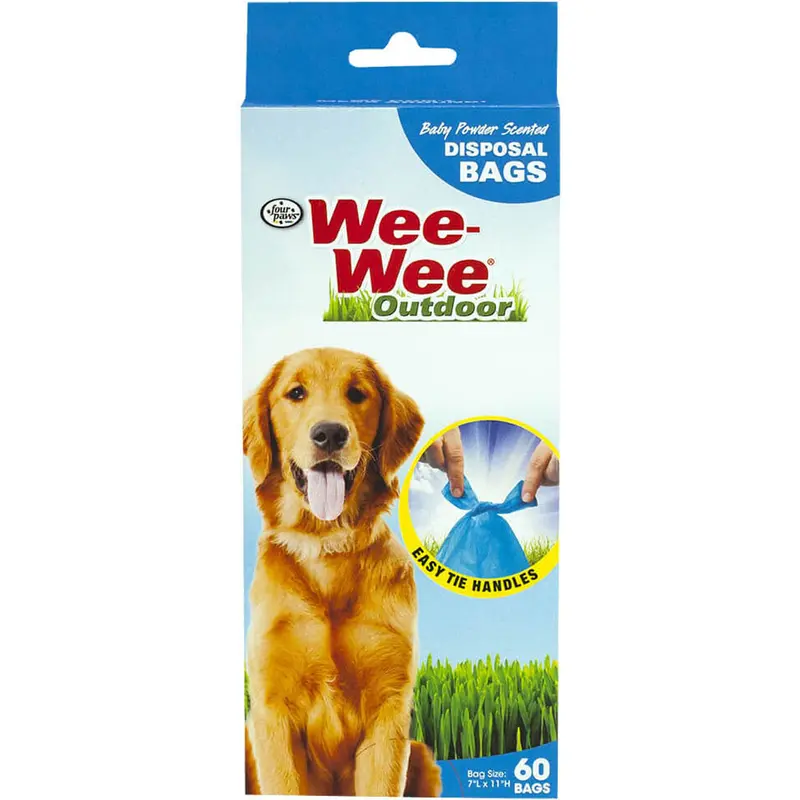 Wee-Wee Disposable Doggie Doo Bags 60 pk