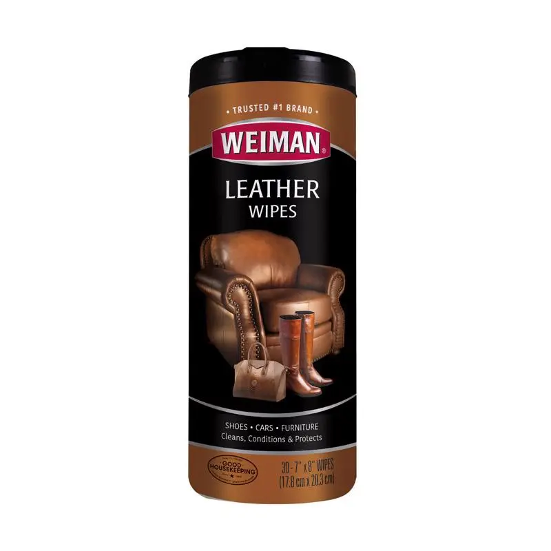 Weiman Lemon Scent Leather Wipes 30 pk Wipes - Deal of The Week